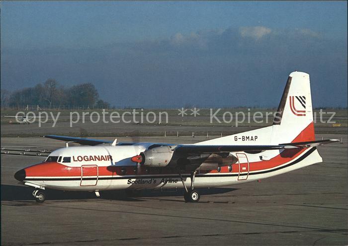 Flugzeuge Zivil Loganair Fokker F-27-200 G-BMAP cn 1030