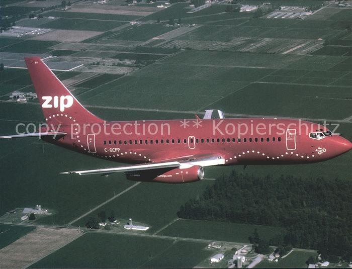 Flugzeuge Zivil ZIP Boeing B737-200 C-GCPP