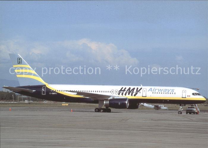 Flugzeuge Zivil HMY Airways Boeing B757-200 C-GMYC