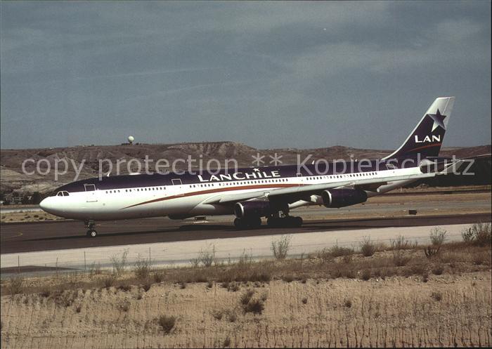 Flugzeuge Zivil Lan Chile Airbus A340-300 CC-CQC