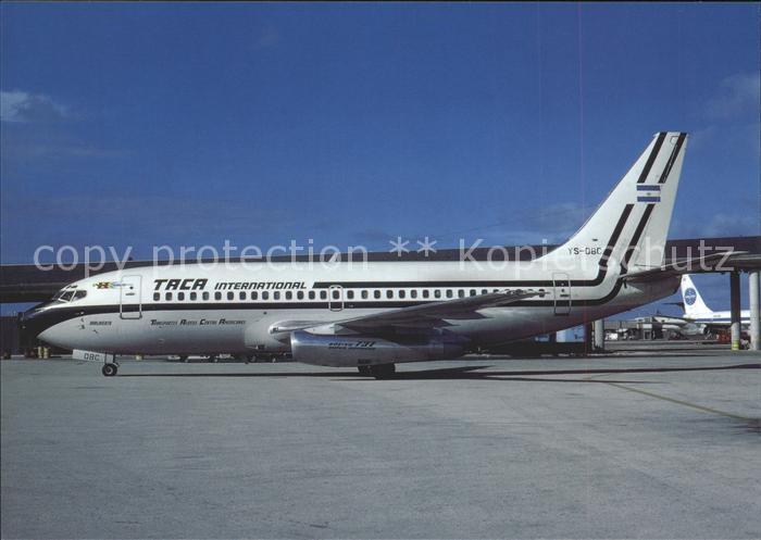 Flugzeuge Zivil Boeing 737-2A1 YS-08C c/n 21599 Taca International Airlines