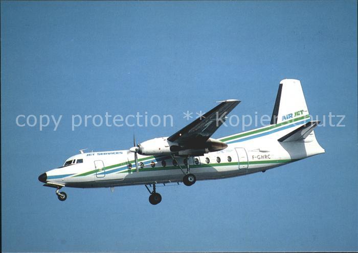 Flugzeuge Zivil Air Jet Fokker 27-600 F-GHRC C/n 10261
