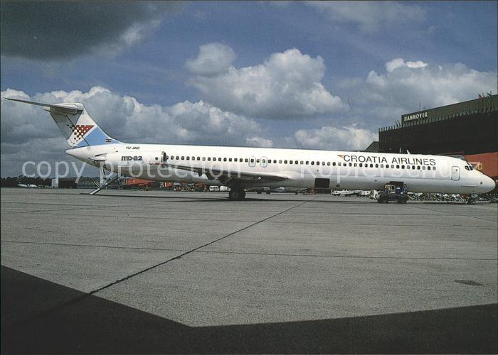 Flugzeuge Zivil McDonnell Douglas MD-82 Croatia Airline