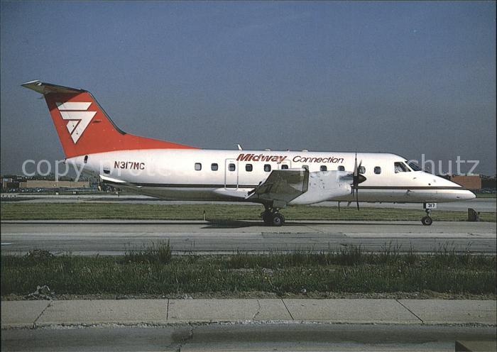 Flugzeuge Zivil Midway Connection Embraer 120RT Brasilia N317MC c/n 120038