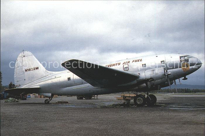 Flugzeuge Zivil Curtiss C-46F Everts Air Fuel N1822M c/n 22521
