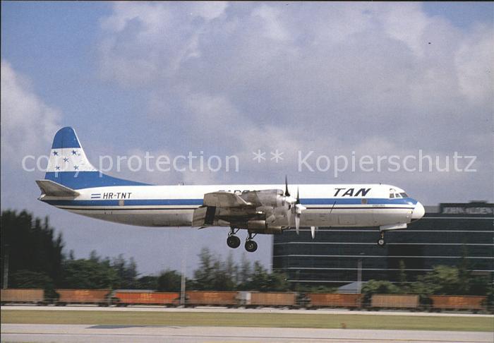 Flugzeuge Zivil Tan Honduras Lockheed 188 Electra HR-TNT