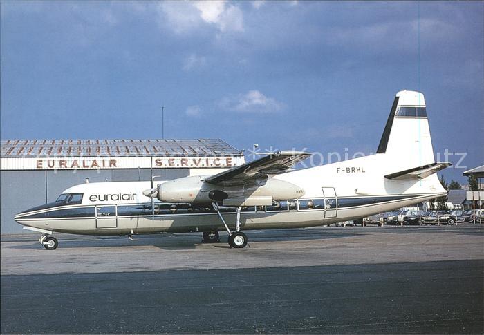 Flugzeuge Zivil Euralair Fokker F-27 F-BRHL