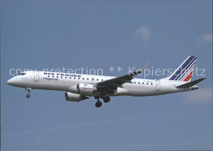 Flugzeuge Zivil Air France Regional EMB-190LR F-HBLB c/n 19000060