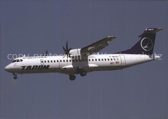 Flugzeuge Zivil Tarom ATR-72-500 F-WWER c/n 867
