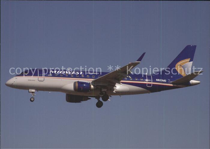 Flugzeuge Zivil Midwest Connect EMB-170 N823MD c/n 17000044
