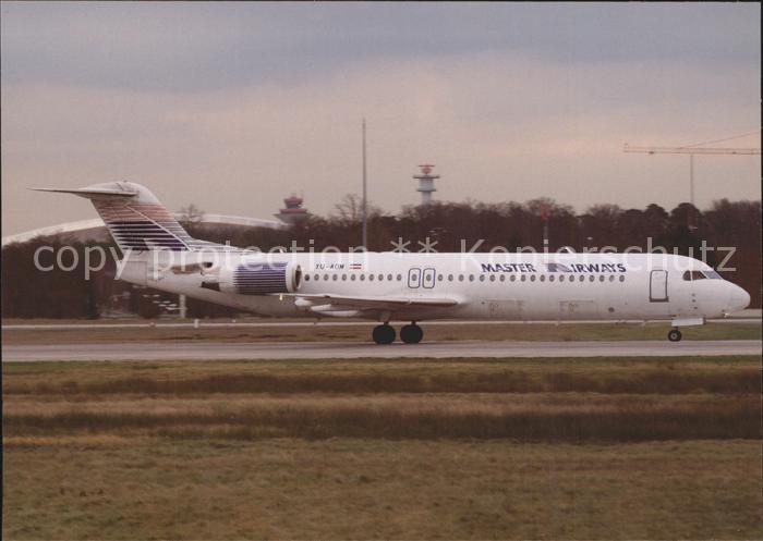 Flugzeuge Zivil Master Airways Fokker 100 YU-AOM c/n 11321