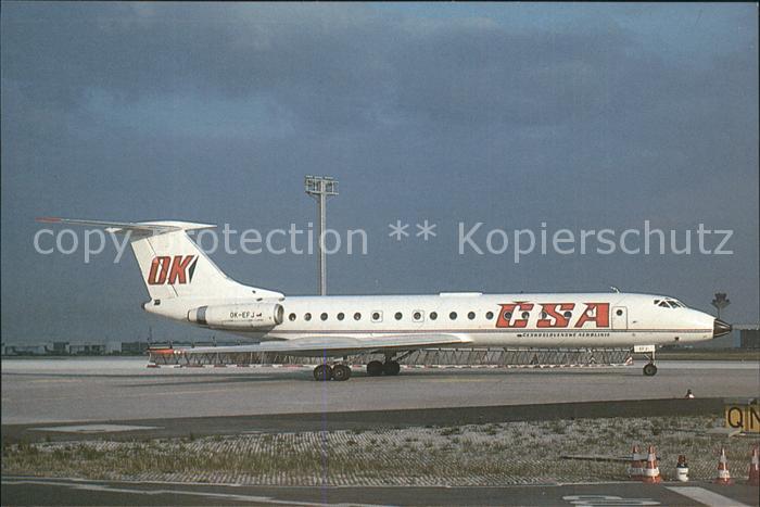 Flugzeuge Zivil CSA TU 134-A OK-EFJ C/N 4323128