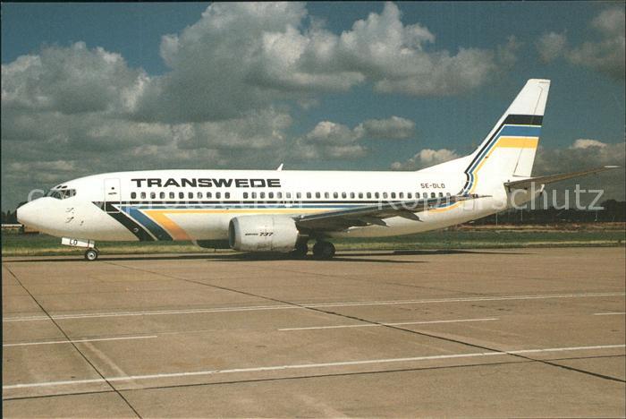 Flugzeuge Zivil Transwede Boeing 737-300 SE-DLO C/N 237