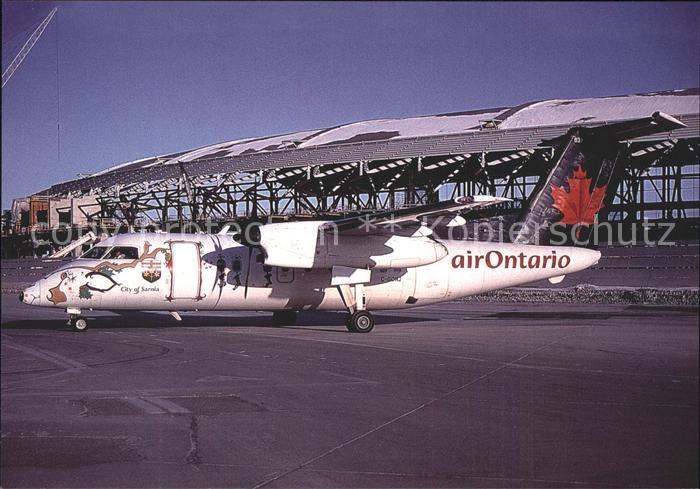 Flugzeuge Zivil Air Ontario Air Canada Connector De Havilland of Canada DHC-8-10