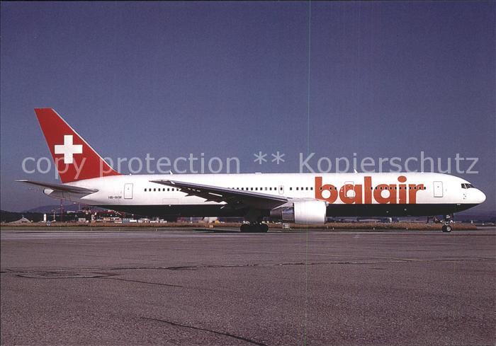 Flugzeuge Zivil Balair Boeing 767-3G5 ER HB-IHW c/n 30565/802