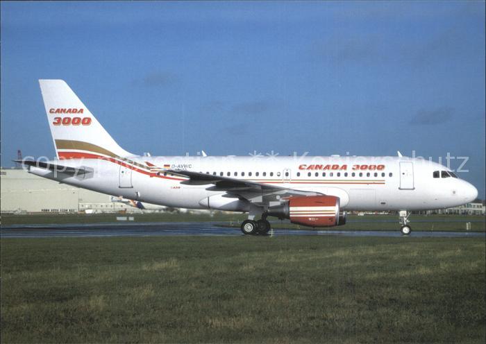 Flugzeuge Zivil Canada 3000 A319-112 D-AVWC c/n 1612