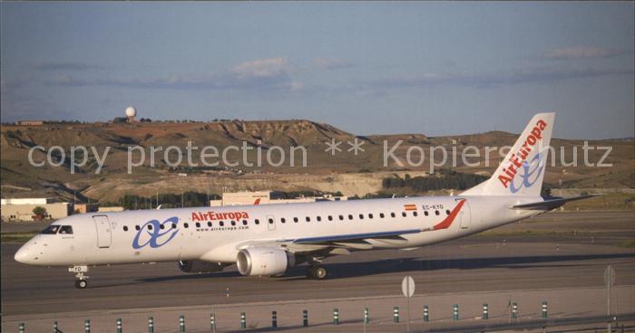 Flugzeuge Zivil Air Europa EMB-195 EC-KYO c/n 1900276
