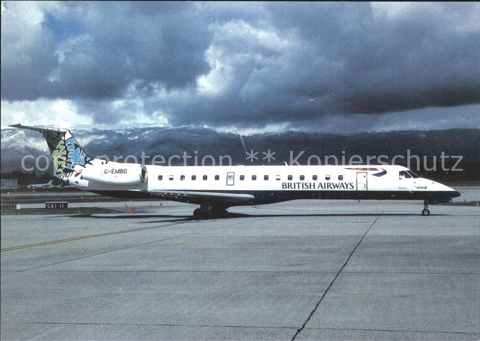 Flugzeuge Zivil Embraer RJ145EU G-EMBD cn 145039 British Airways