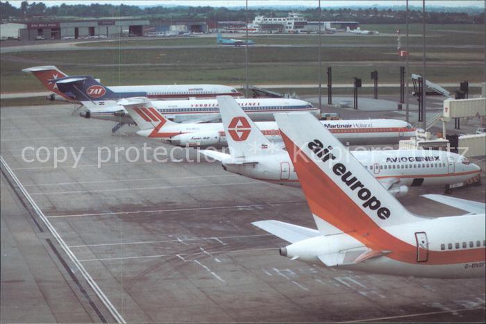 Flugzeuge Zivil Air Europe Aviogenex Birmingham International Airport