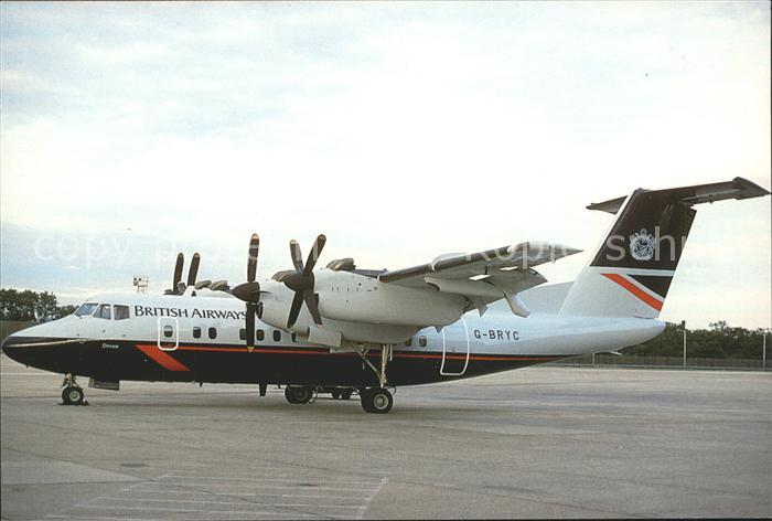 Flugzeuge Zivil DHC-7 British Airways G-BRYC