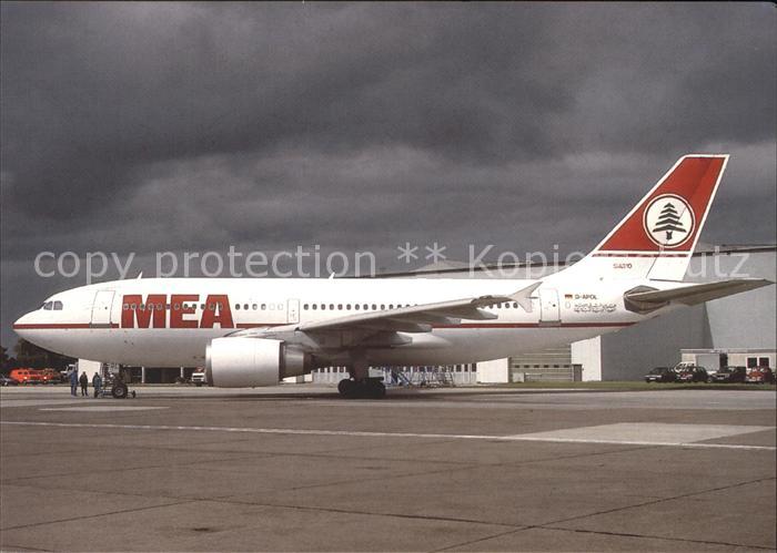 Flugzeuge Zivil MEA Airbus A310-304 D-APOL c/n 0447
