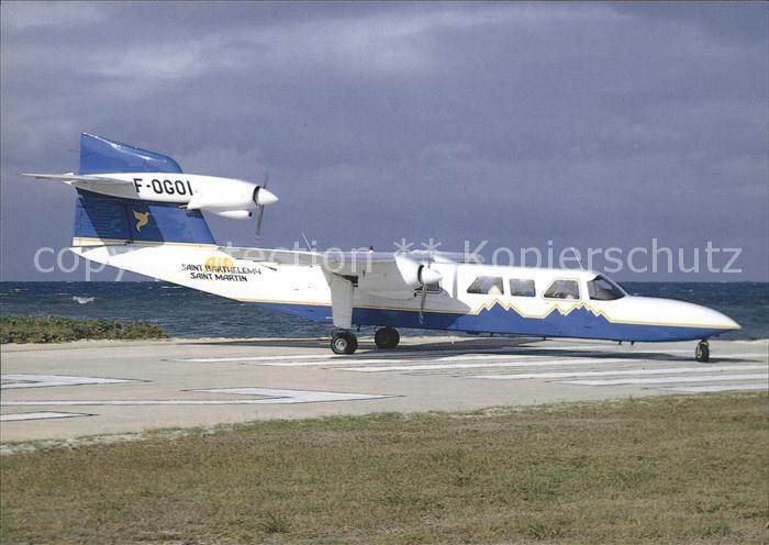 Flugzeuge Zivil Air Saint-Barthelemy Saint-Martin Pilatus BN-2A Mk.III-2 Trislan