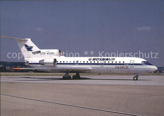 Flugzeuge Zivil Bosna Air Yakolev 42 CCCP-42385