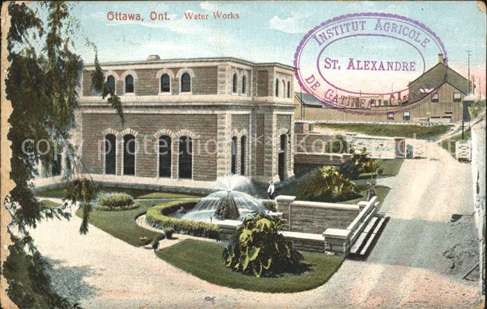 Ottawa Ontario Water Works Fountain