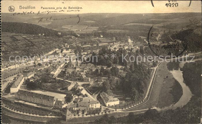 Bouillon Wallonne Panorama pris du Belvedere