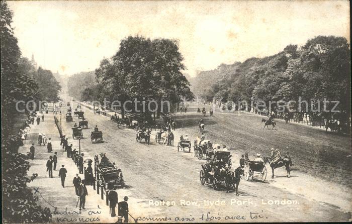 London Rotten Row Hyde Park Horses