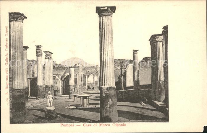 Pompei Casa di Marco Olconio Ruinen
