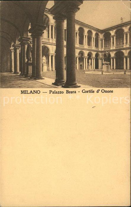 Milano Palazzo Brera Cortile d Onore