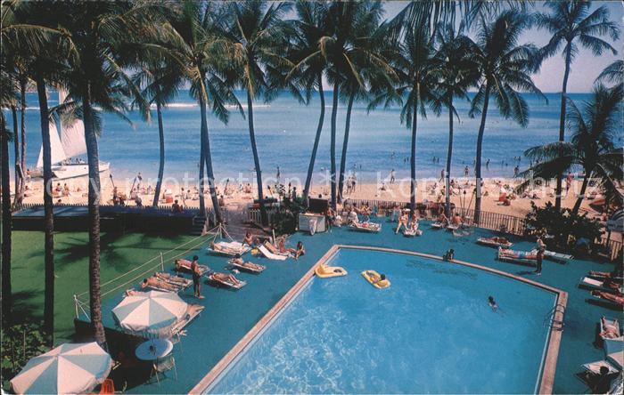 Honolulu Waikiki Beach Outrigger Hotels Swimming Pool