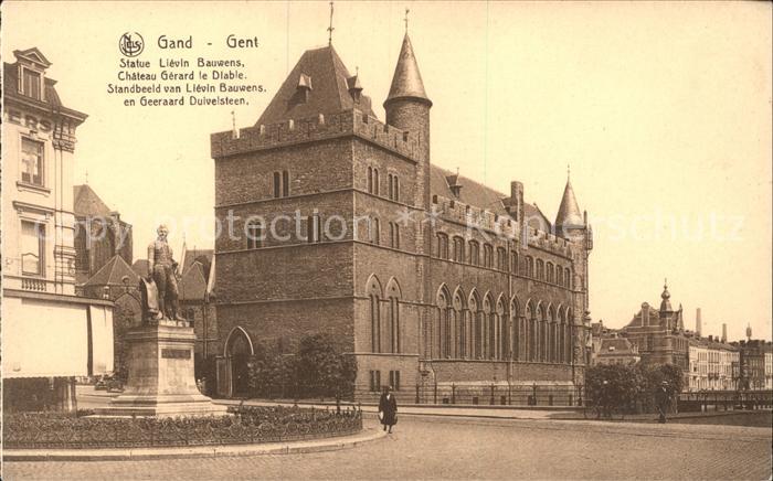 Gent Gand Flandre Statue Lievin Bauwens Chateau Gerard le Diable