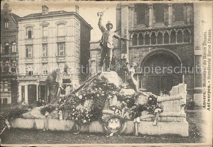 Anvers Antwerpen Monument du Baron Dhanis