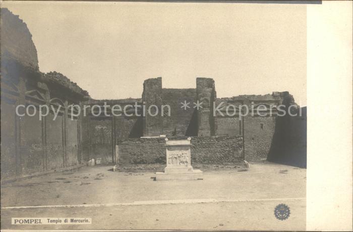 Pompei Tempio di Mercurio Ruinen antike Staette