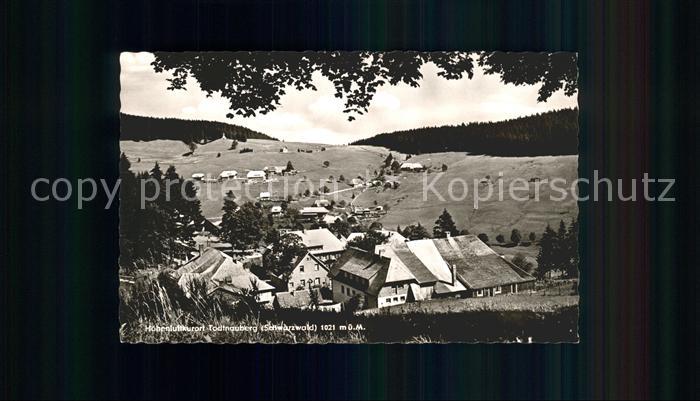 Todtnauberg Schwarzwald BW Gesamtansicht Hoehenluftkurort Schwarzwald