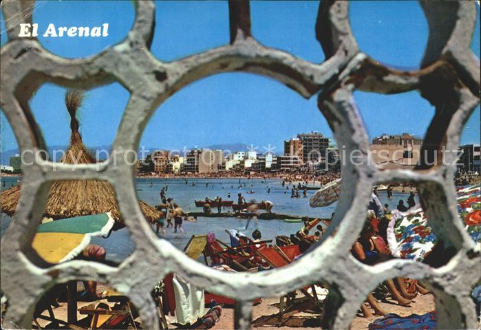 El Arenal Mallorca Detalle Playa Strand