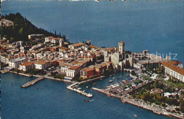 Sirmione Lago di Garda Fliegeraufnahme