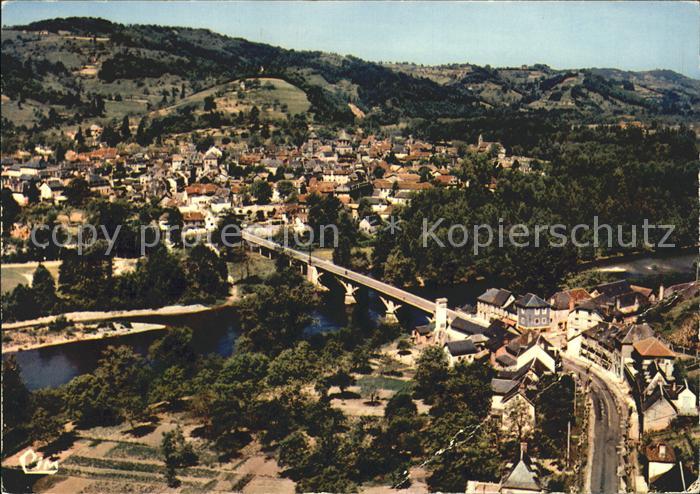 Altillac Pont sur la Dordogne vue aerienne
