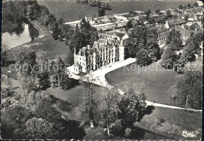 Charbonnieres d Eure-et-Loir Chateau vue aerienne