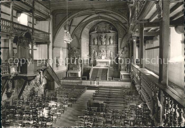 Ascain Interieur de l'Eglise Louis XIII 17e si