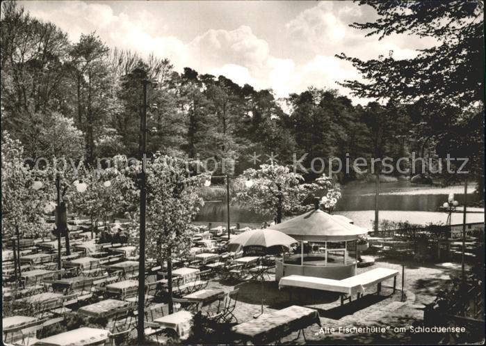 Schlachtensee STEGLITZ-ZEHLENDORF BERLIN Terrassen Restaurant Alte Fischerhuette