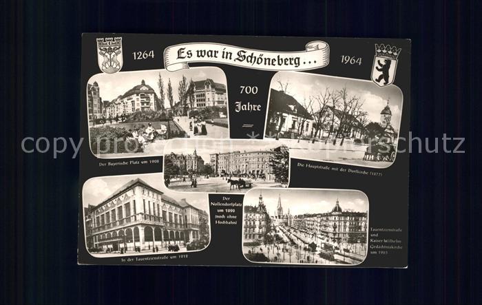 Schoeneberg Berlin 700 Jahre Bayerischer Platz Nollendorfplatz Hauptstrasse Dorf