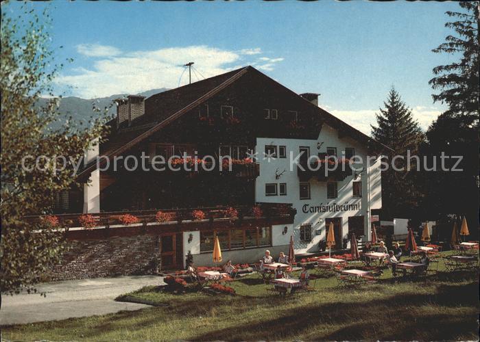 Rum Tirol Alpengasthof Canisiusbruendl Sonnenterrasse