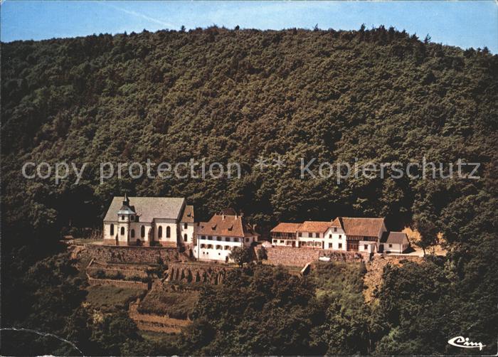 Pfaffenheim Haut Rhin Alsace Pelerinage Notre Dame de Schauenberg vu