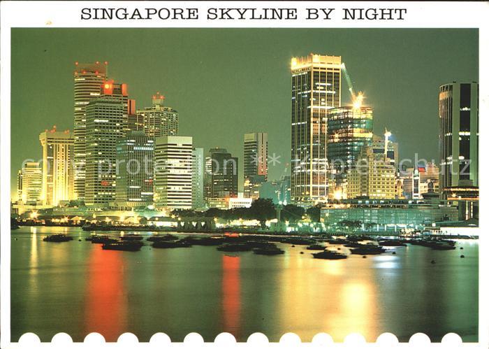 Singapore Skyline by night