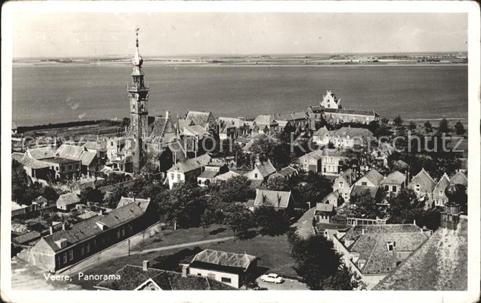 Veere Panorama Historisches Rathaus