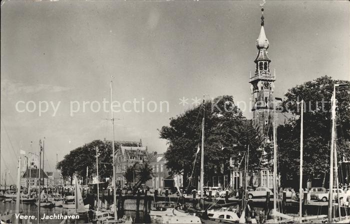 Veere Jachthaven Stadhuis Hafen Historisches Rathaus
