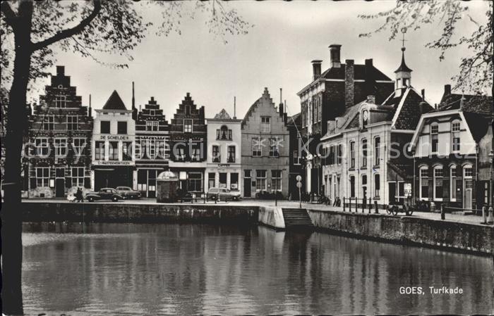 Goes Netherlands Turfkade Giebelhaeuser